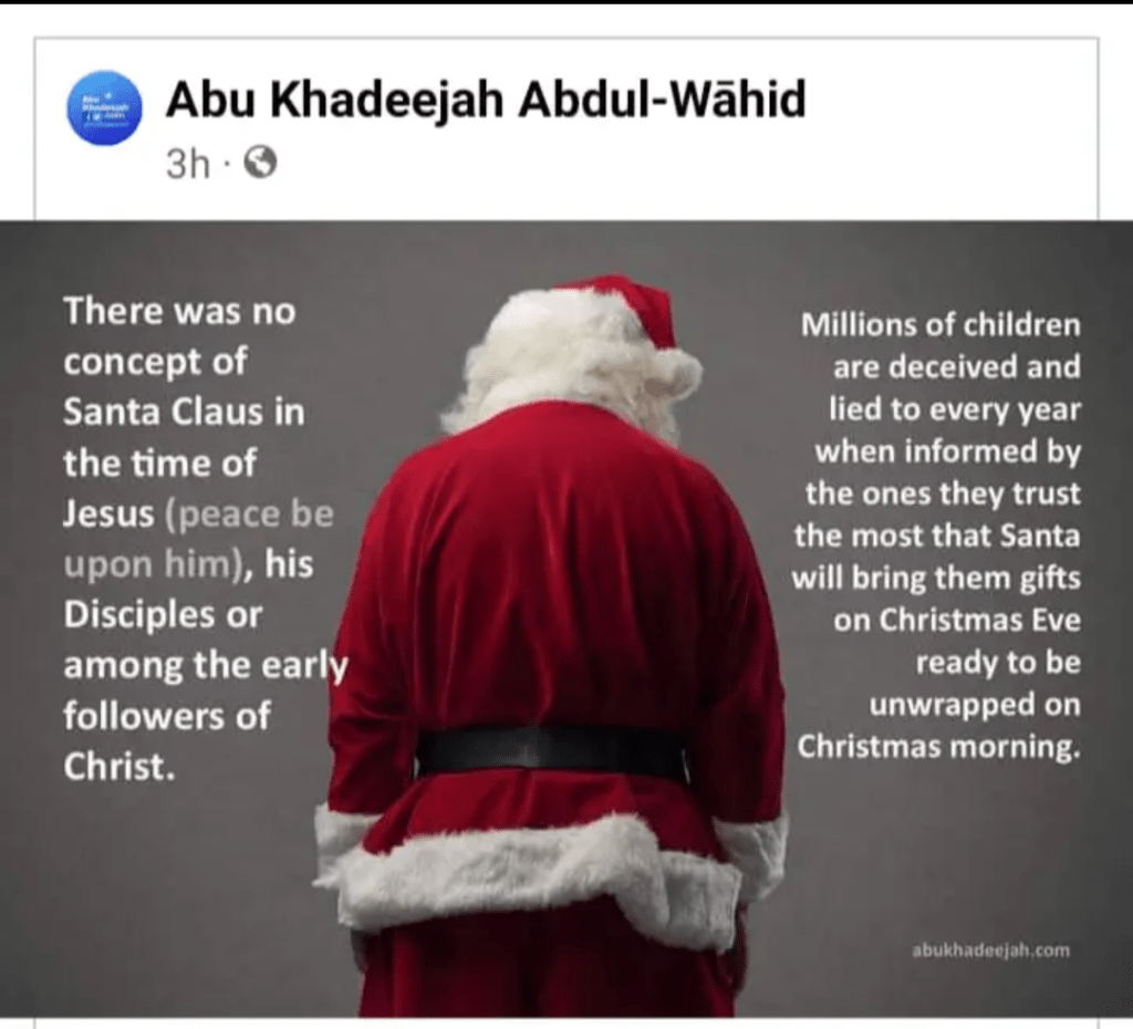 The Extreme Beliefs Similarities of Christians with Santa Claus and Salafi Publications with Shaykh Rabeea Al&nbsp;Madkhali