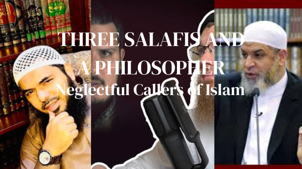 Three Salafis, Saajid Lipham, Uthman ibn Farooq and Kareem Abu Zaid, and a Philosopher Daniel&nbsp;Haqiqatjou