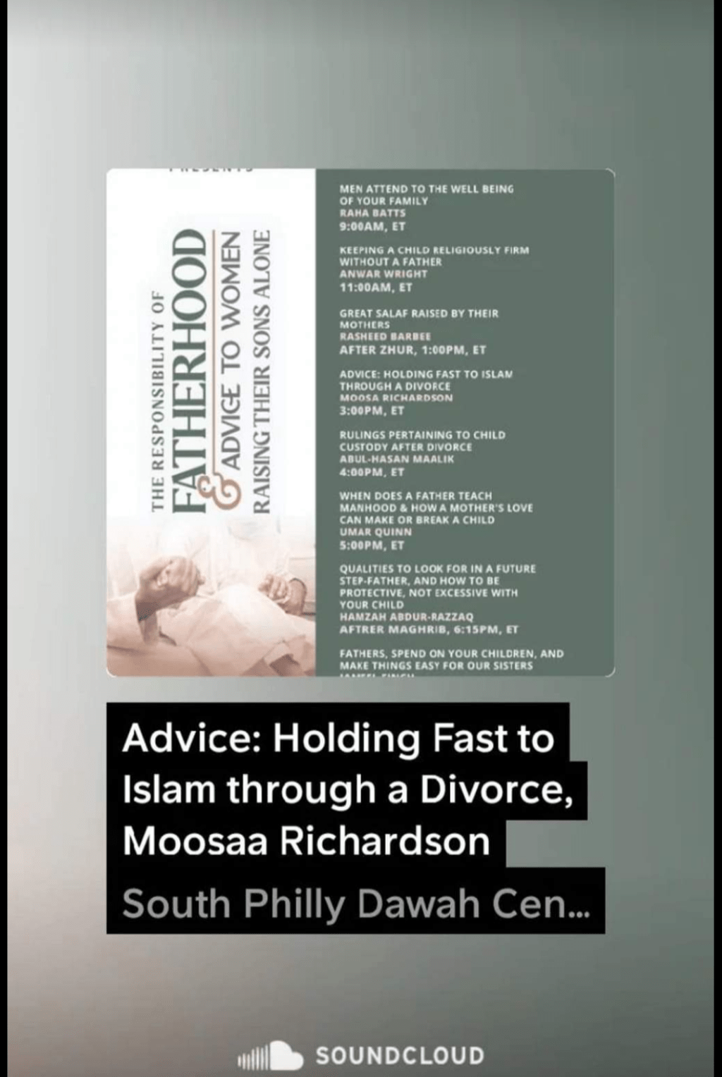 Dysfunctional Salafipubs & Associates On How to Deal with High Divorce in their Community by Remaining&nbsp;Divorce