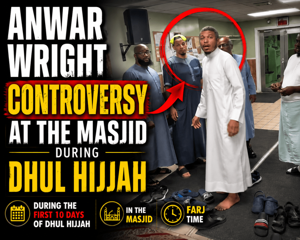 Anwar Wright & His Gang Attack A Muslim After Fajr in a Masjid